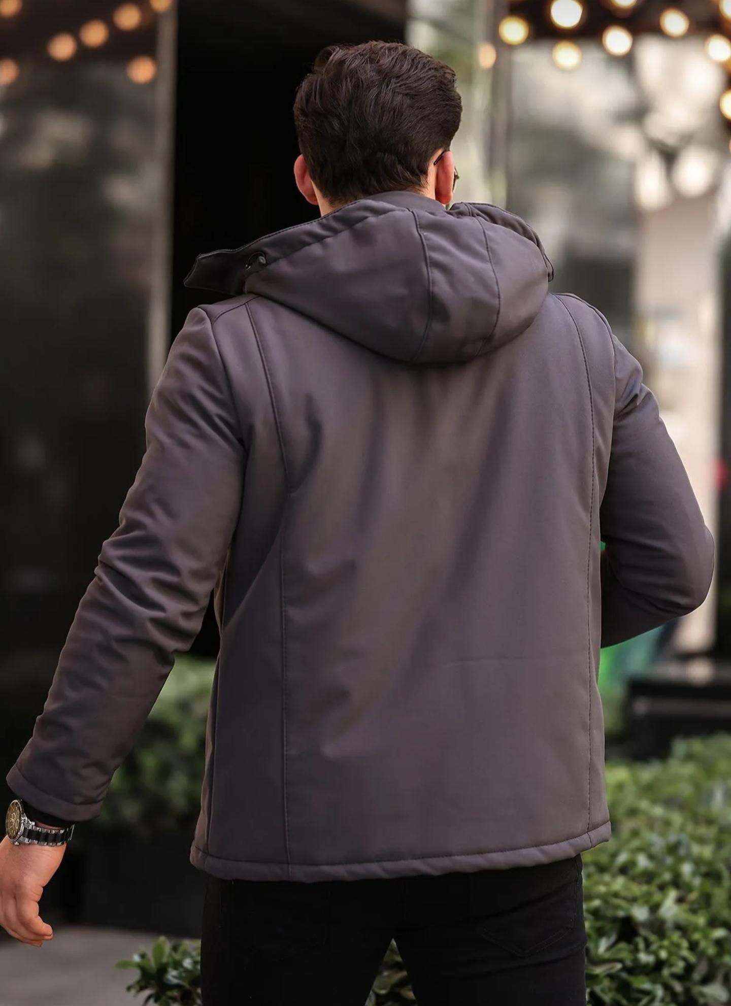 Outdoor%20Su,Soğuk,Rüzgar,Yağmur%20Geçirmez%20Elyaf%20İçi%20Kürklü%20Softshell%20Dağcı,Kampcı,Kayakcı%20Erkek%20Montu