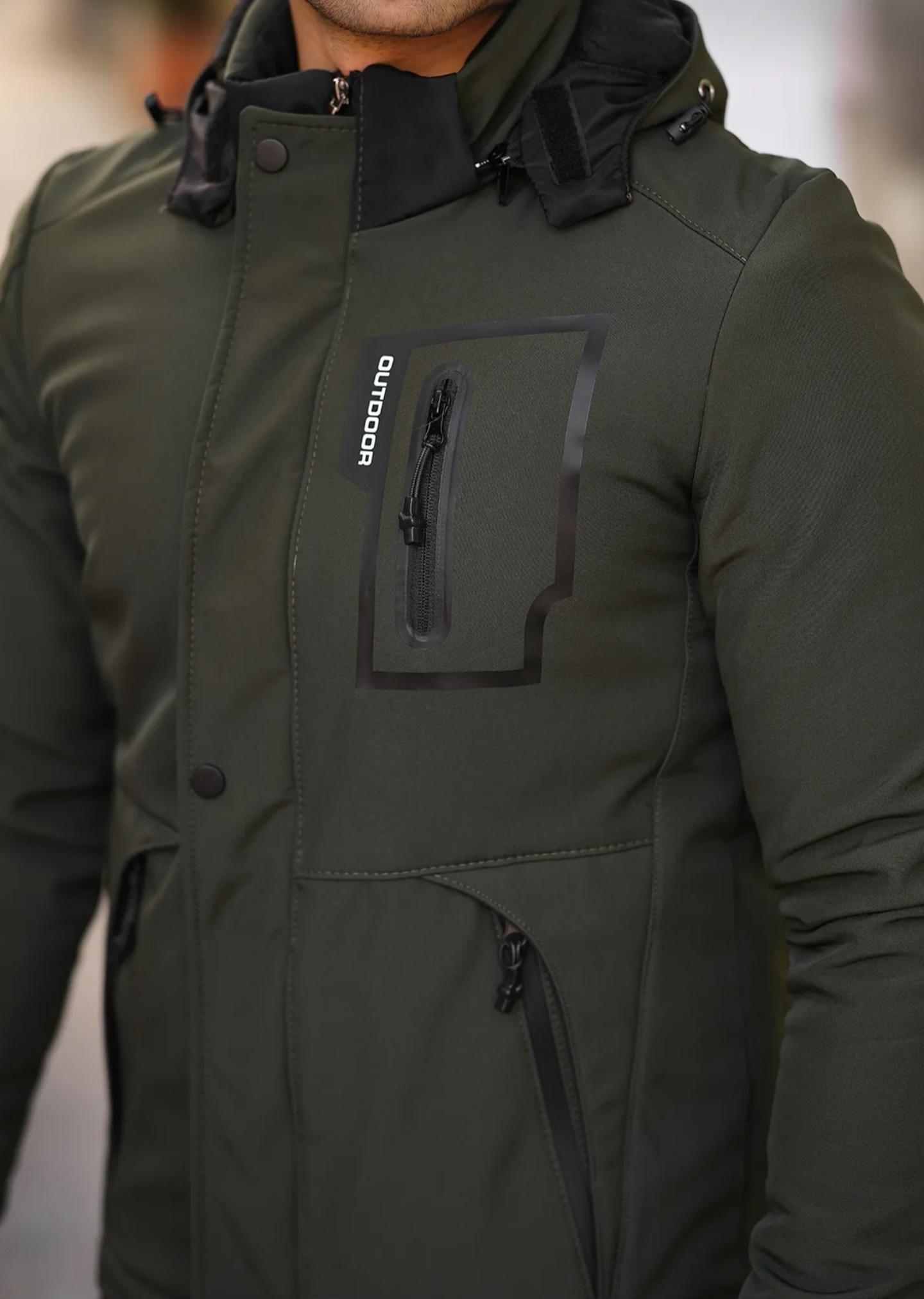 Outdoor%20Su,Soğuk,Rüzgar,Yağmur%20Geçirmez%20Elyaf%20İçi%20Kürklü%20Softshell%20Dağcı,Kampcı,Kayakcı%20Erkek%20Montu