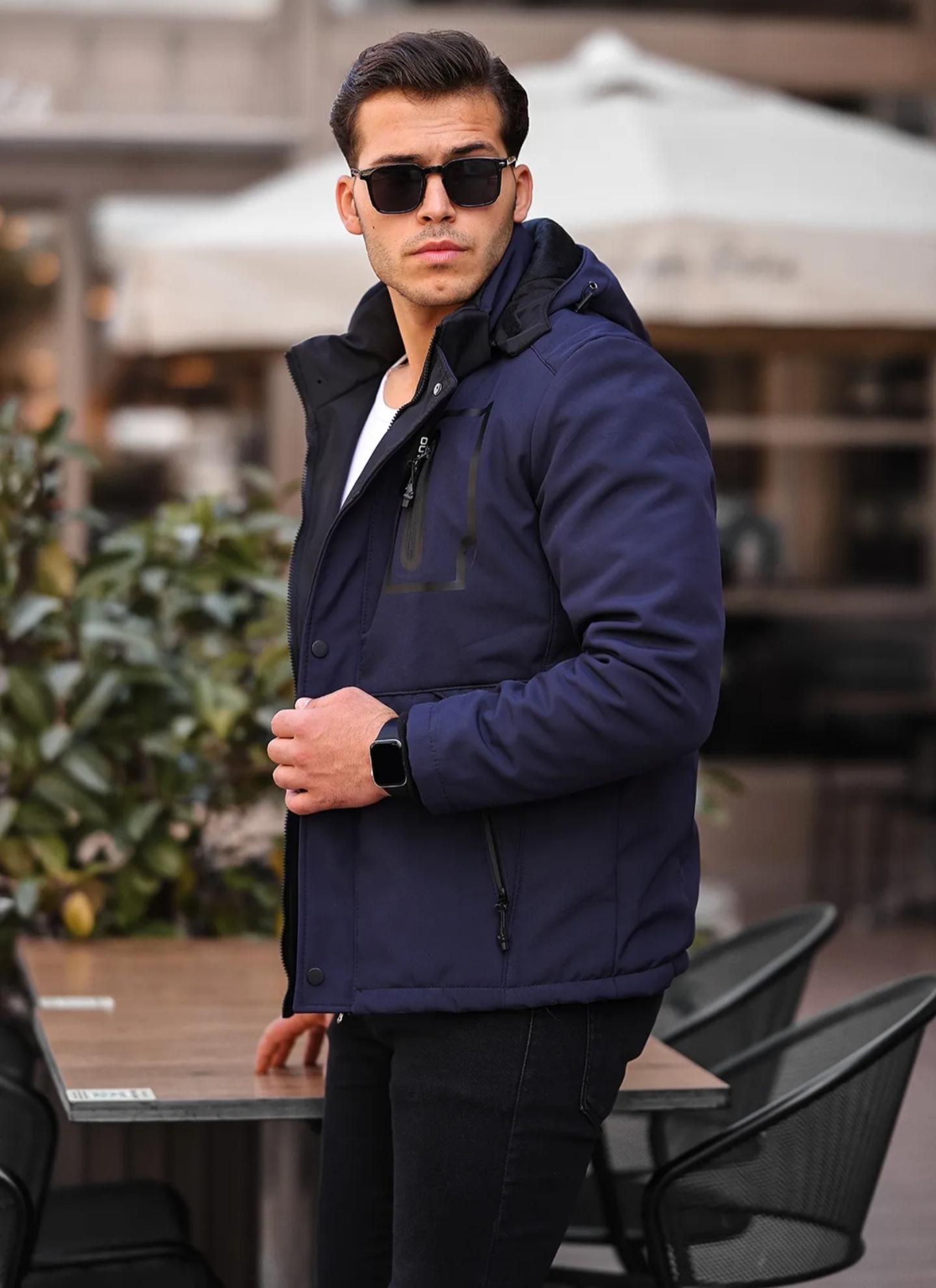 Outdoor%20Su,Soğuk,Rüzgar,Yağmur%20Geçirmez%20Elyaf%20İçi%20Kürklü%20Softshell%20Dağcı,Kampcı,Kayakcı%20Erkek%20Montu