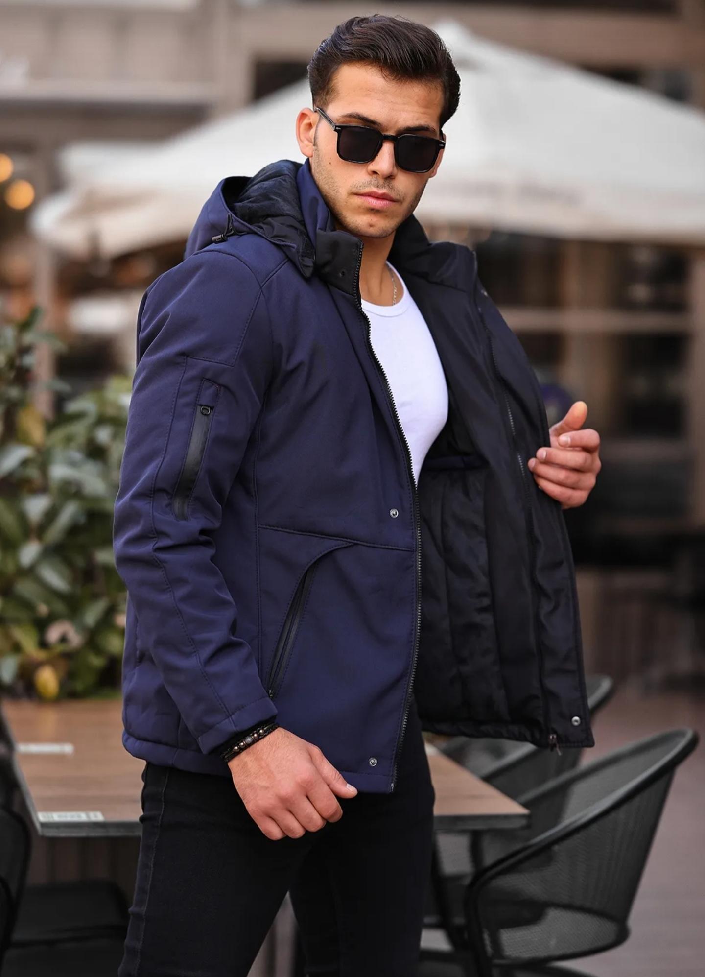 Outdoor%20Su,Soğuk,Rüzgar,Yağmur%20Geçirmez%20Elyaf%20İçi%20Kürklü%20Softshell%20Dağcı,Kampcı,Kayakcı%20Erkek%20Montu