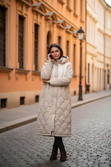 ANGORA DETAYLI KAPİTONE ARABOY MONT