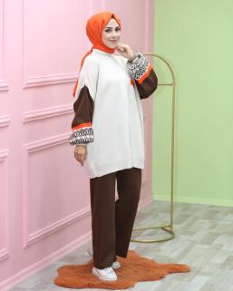 Balon Kol Bol Paça Triko Takım