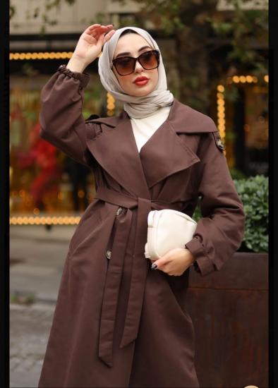 Kol Kemerli Oversize Trençkot