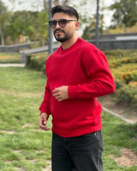 Yuvarlak Yaka Üç İplik Sweat