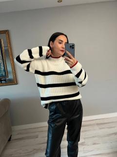 Örme Uzun Balıkçı Yaka Tunik