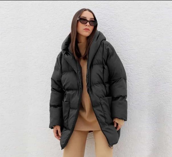 Torba Cep Oversize Şişme Mont