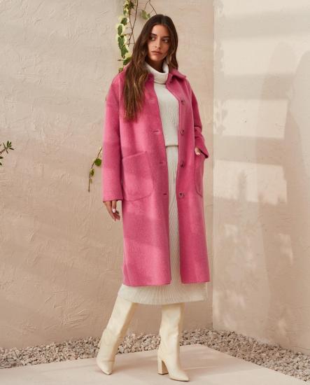 TORBA CEPLİ OVERSİZE KABAN