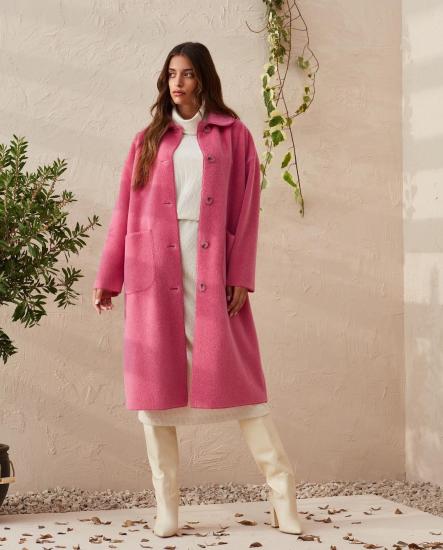 TORBA CEPLİ OVERSİZE KABAN