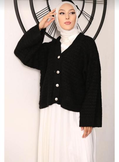 Etek Üstü Oversize Peluş Hırka