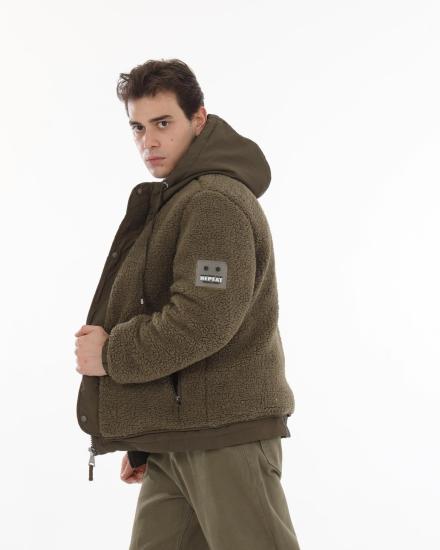Oversize Kesim Peluş Mont