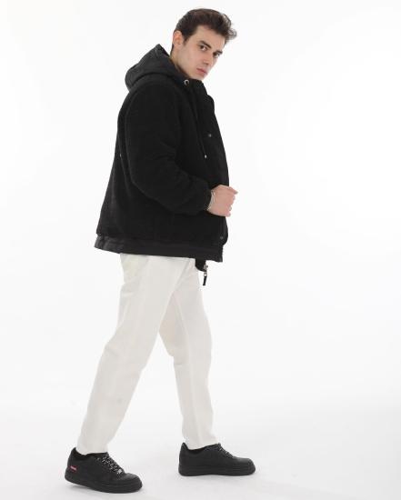 Oversize Kesim Peluş Mont