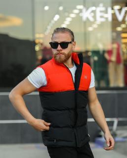 Krinkıl Kumaş Çift Renk Spor Yelek